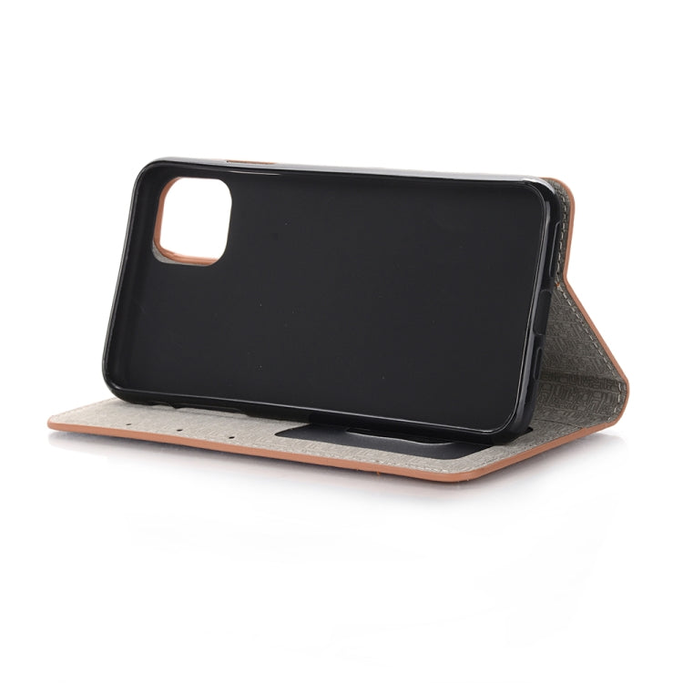 For iPhone 11 Pro Cross Texture Horizontal Flip Leather Case with Holder & Card Slots & Wallet