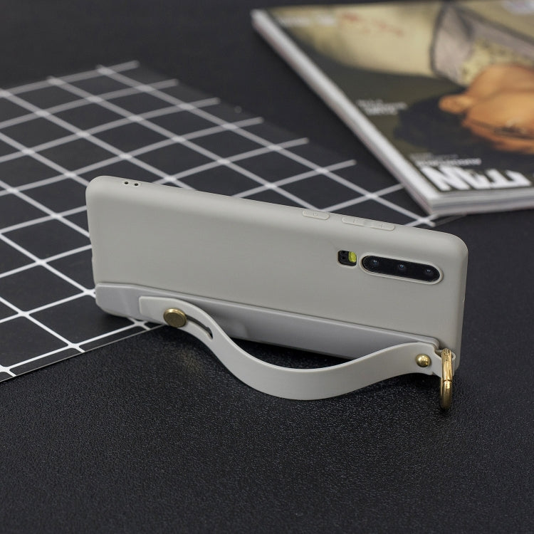 Shockproof Solid Color TPU Case with Wristband For Huawei P30