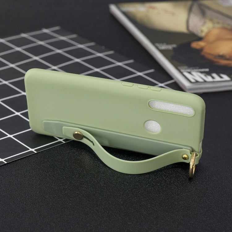Shockproof Solid Color TPU Case with Wristband For Huawei P Smart Z