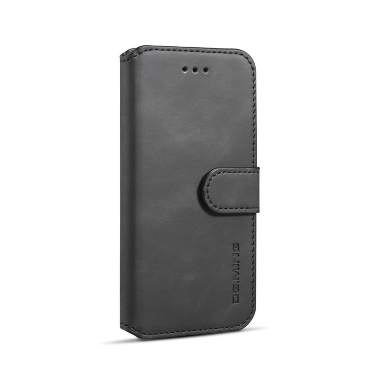 DG.MING Retro Oil Side Horizontal Flip Case with Holder & Card Slots & Wallet for iPhone 7 / 8