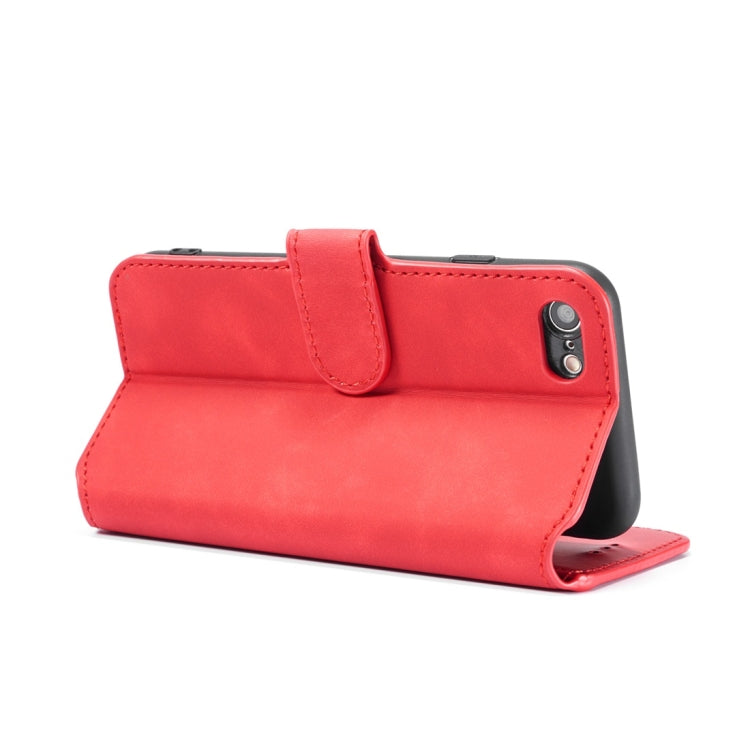 DG.MING Retro Oil Side Horizontal Flip Case with Holder & Card Slots & Wallet for iPhone 7 / 8