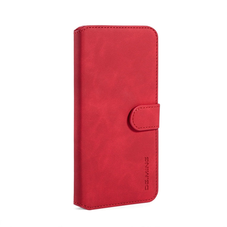DG.MING Retro Oil Side Horizontal Flip Case with Holder & Card Slots & Wallet for Huawei Nova 5 / Nova 5 Pro
