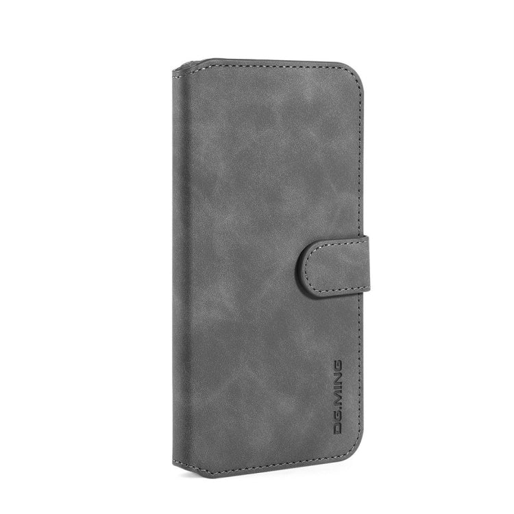 DG.MING Retro Oil Side Horizontal Flip Case with Holder & Card Slots & Wallet for Huawei P20 Lite 2019 / Nova 5i