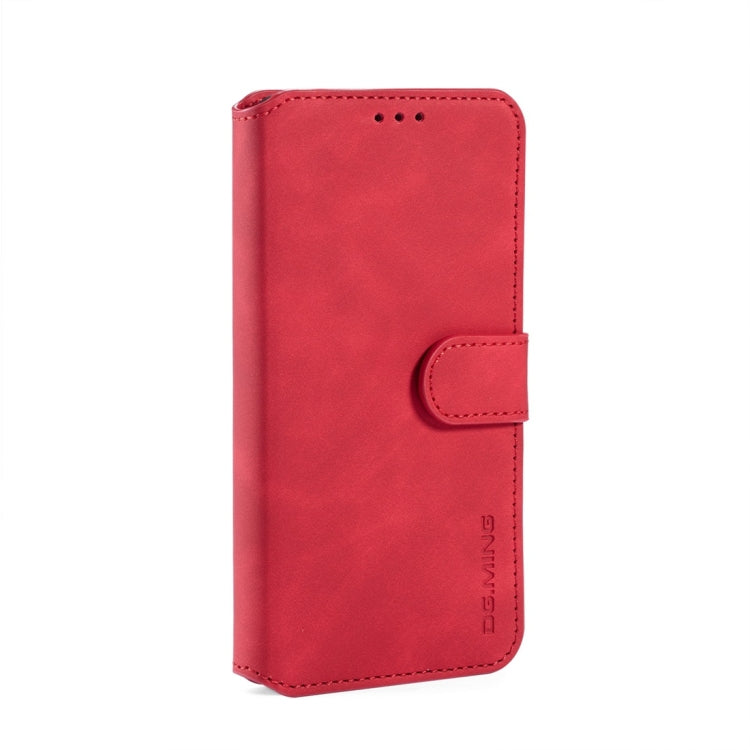 DG.MING Retro Oil Side Horizontal Flip Case with Holder & Card Slots & Wallet for Xiaomi Redmi 7A