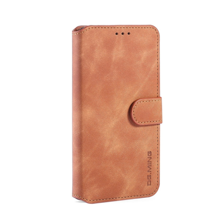 DG.MING Retro Oil Side Horizontal Flip Case with Holder & Card Slots & Wallet for Xiaomi Redmi 7A