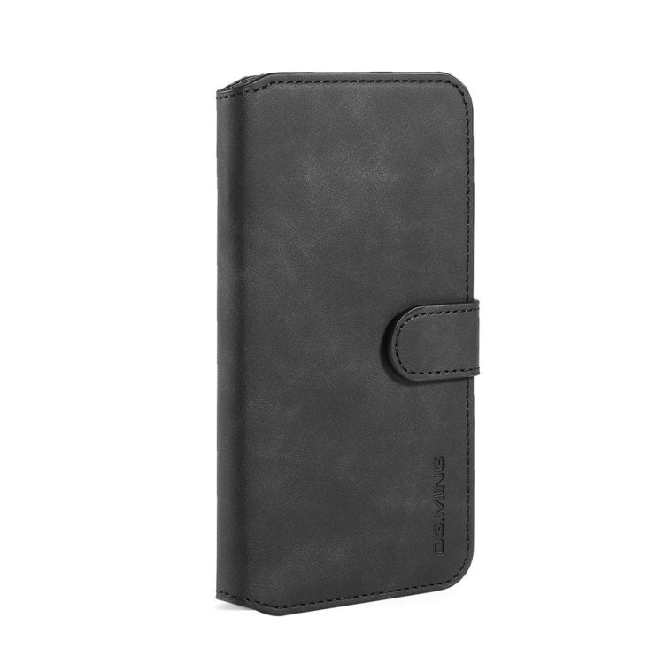 DG.MING Retro Oil Side Horizontal Flip Case with Holder & Card Slots & Wallet for Huawei Honor 20 Pro