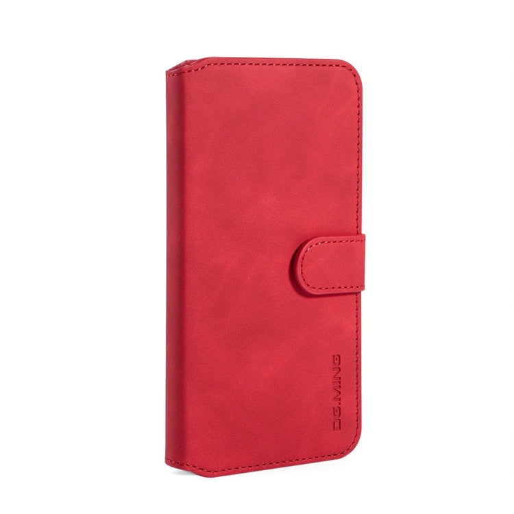 DG.MING Retro Oil Side Horizontal Flip Case with Holder & Card Slots & Wallet for Huawei Honor 20 Pro