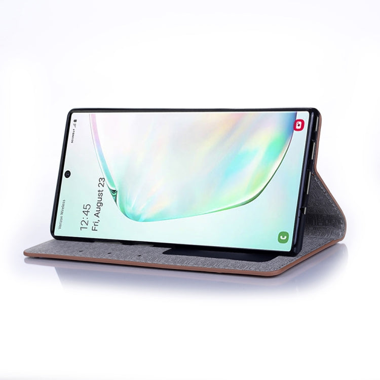 Cross Texture Horizontal Flip Leather Case with Holder & Card Slots & Wallet for Galaxy Note10 Pro