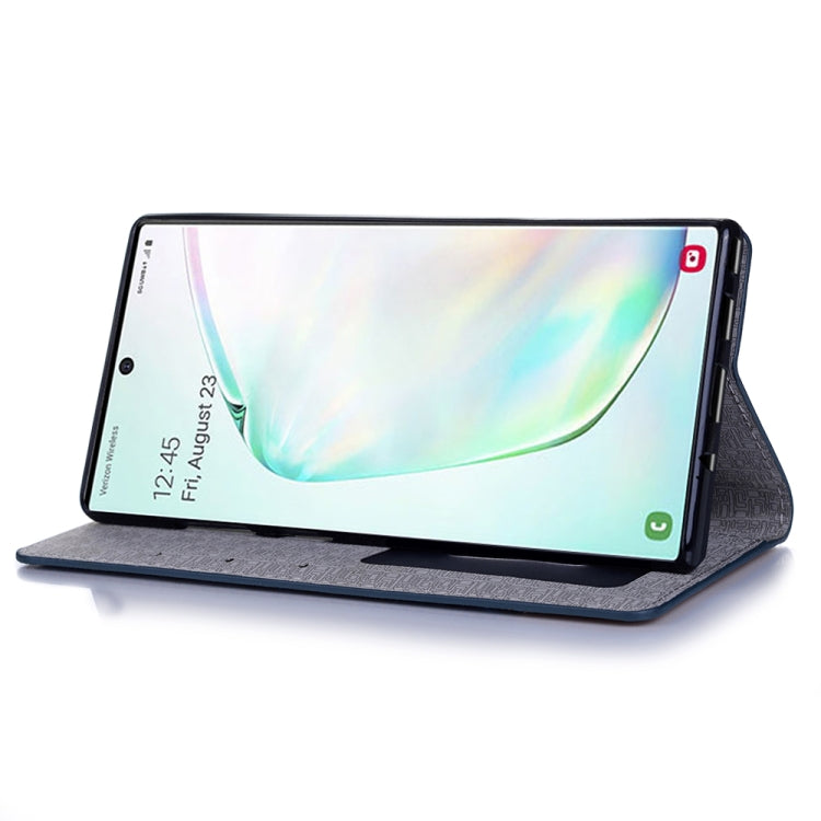 Cross Texture Horizontal Flip Leather Case with Holder & Card Slots & Wallet for Galaxy Note10 Pro