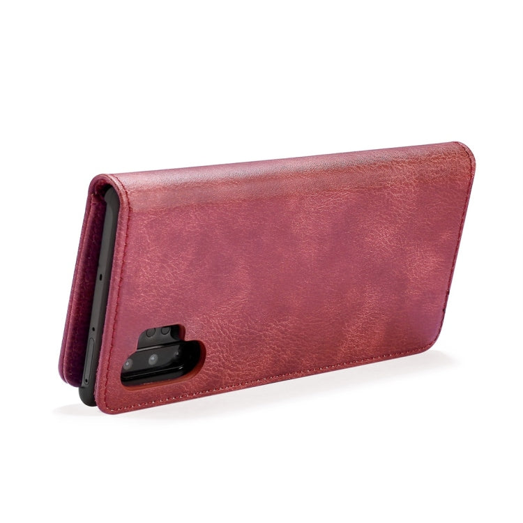 DG.MING Crazy Horse Texture Flip Detachable Magnetic Leather Case with Holder & Card Slots & Wallet for