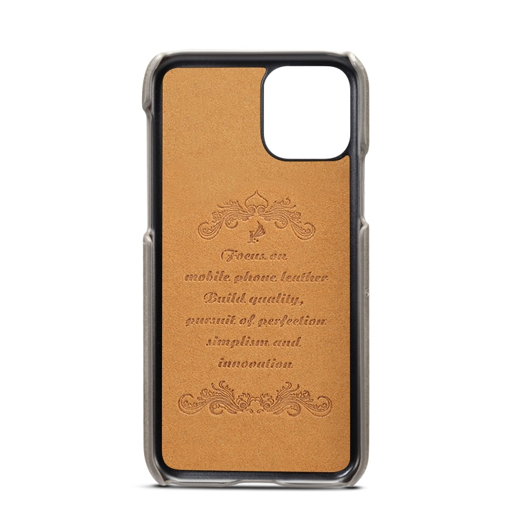 Suteni Calf Texture Back Cover Protective Case with Card Slots for iPhone 11