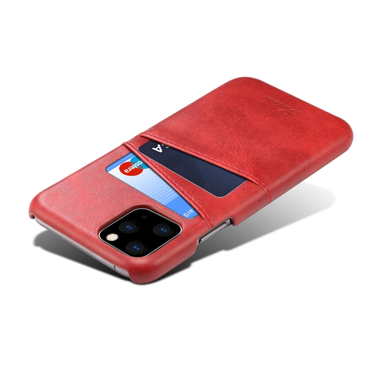 Suteni Calf Texture Back Cover Protective Case with Card Slots for iPhone 11