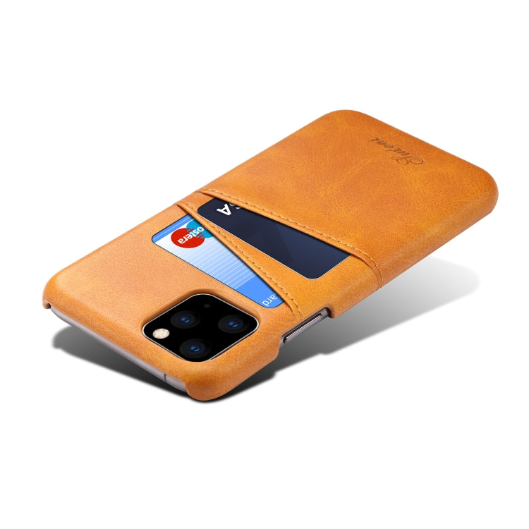 Suteni Calf Texture Back Cover Protective Case with Card Slots for iPhone 11 Pro Max