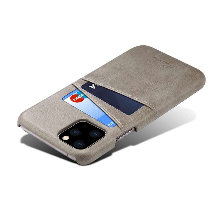 Suteni Calf Texture Back Cover Protective Case with Card Slots for iPhone 11 Pro Max
