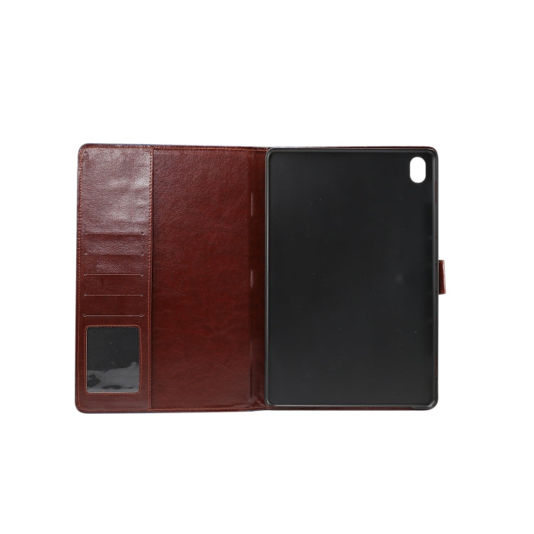 Dibase Flower Pattern Cloth Surface Horizontal Flip PC + PU Leather Case with Holder & Card Slots & Sleep / Wake-up Function For Huawei MediaPad M6 10.8