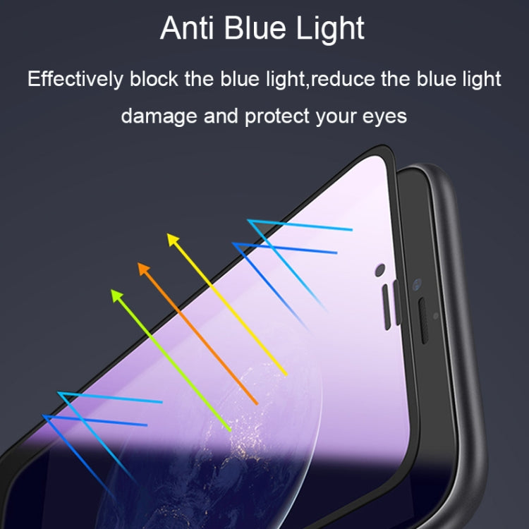 25 PCS AG Matte Anti Blue Light Full Cover Tempered Glass For OPPO Realme 3