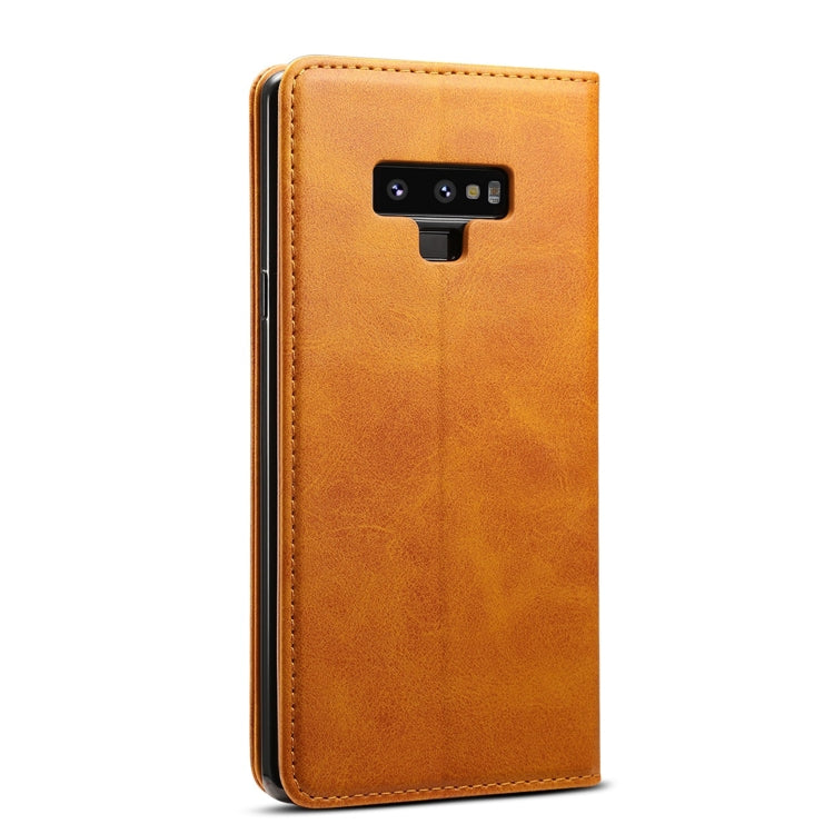 Suteni Calf Texture Horizontal Flip Leather Case with Holder & Card Slots & Wallet for Galaxy Note 9