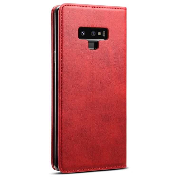 Suteni Calf Texture Horizontal Flip Leather Case with Holder & Card Slots & Wallet for Galaxy Note 9