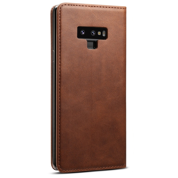 Suteni Calf Texture Horizontal Flip Leather Case with Holder & Card Slots & Wallet for Galaxy Note 9