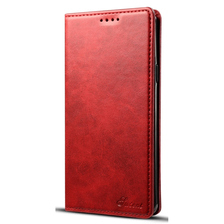 Suteni Calf Texture Horizontal Flip Leather Case with Holder & Card Slots & Wallet for Galaxy S9+