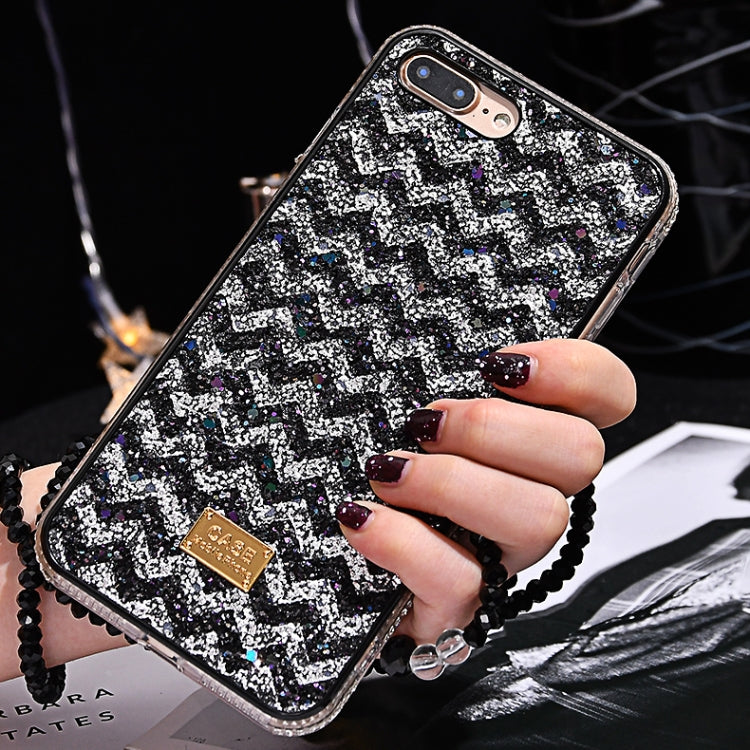 For iPhone XS TPU + Epoxy Ripples Series Phone Protective Case Max