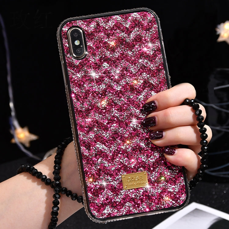 For iPhone XS TPU + Epoxy Ripples Series Phone Protective Case Max