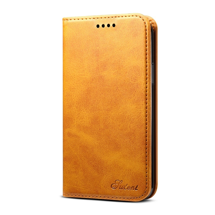 Suteni Calf Texture Horizontal Flip Leather Case with Holder & Card Slots & Wallet for iPhone 11 Pro Max