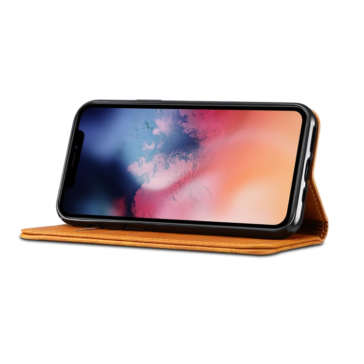 Suteni Calf Texture Horizontal Flip Leather Case with Holder & Card Slots & Wallet for iPhone 11 Pro Max