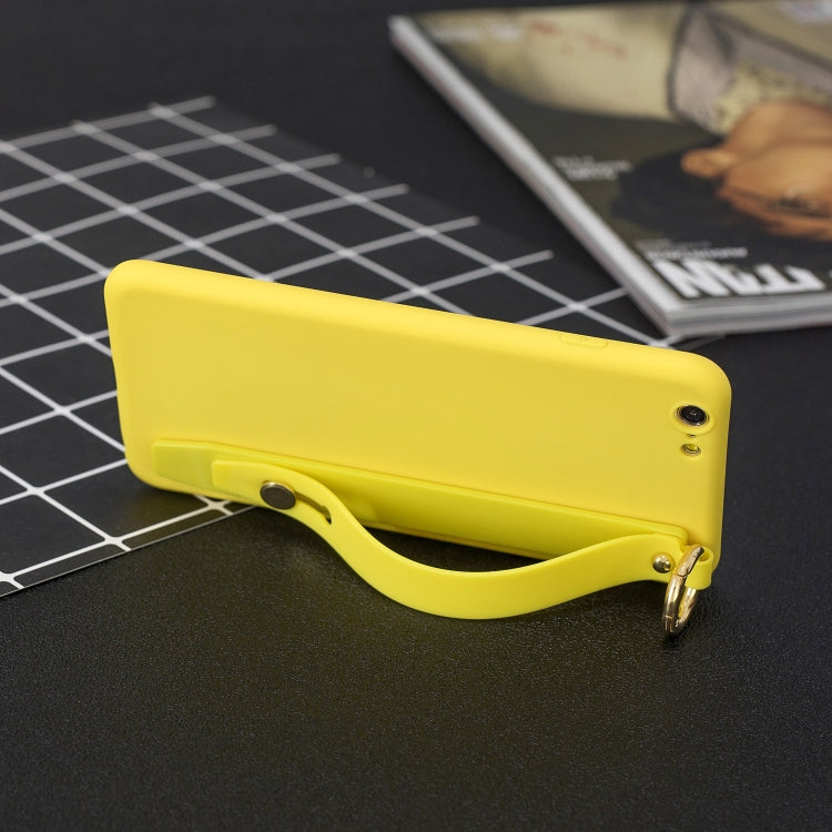 Shockproof Solid Color TPU Case with Wristband For iPhone 6s Plus / 6 Plus