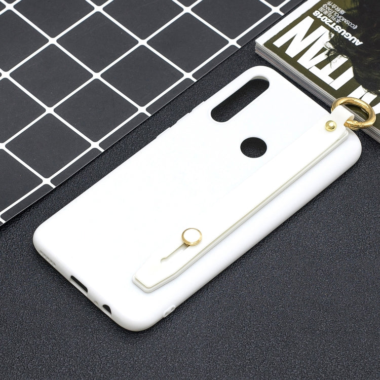 Shockproof Solid Color TPU Case with Wristband For Huawei P Smart Z