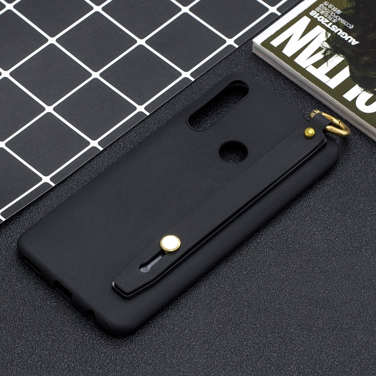 Shockproof Solid Color TPU Case with Wristband For Huawei P Smart Z