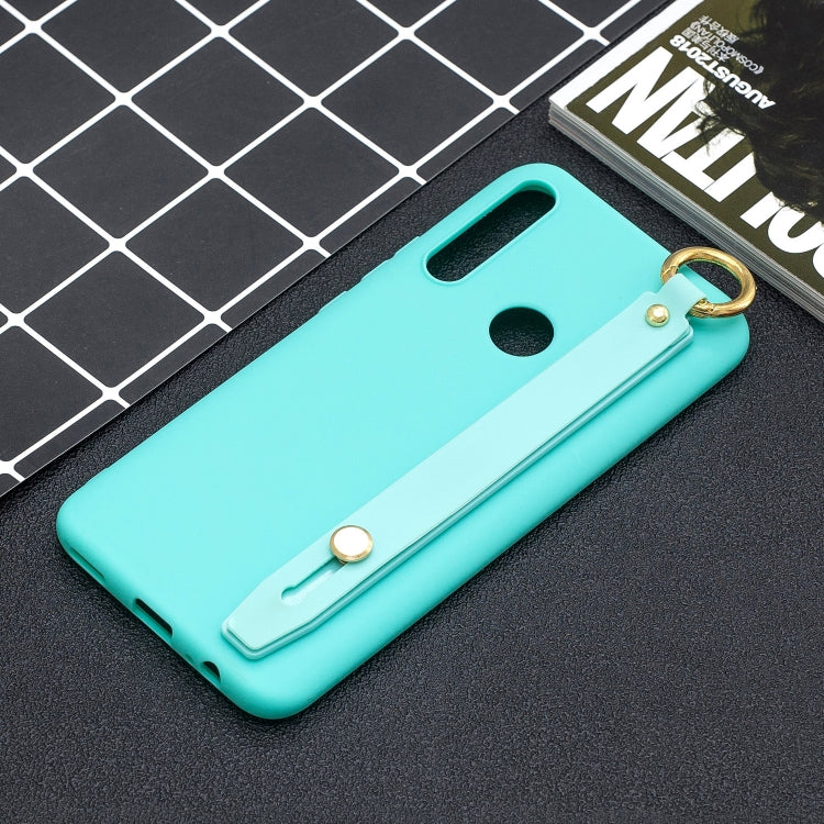 Shockproof Solid Color TPU Case with Wristband For Huawei P Smart Z