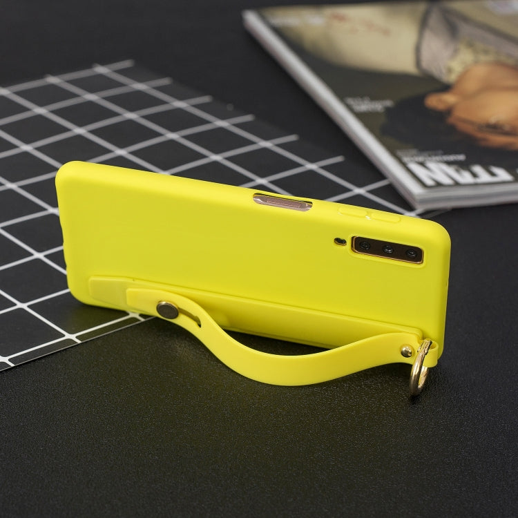 Shockproof Solid Color TPU Case with Wristband For Huawei P30