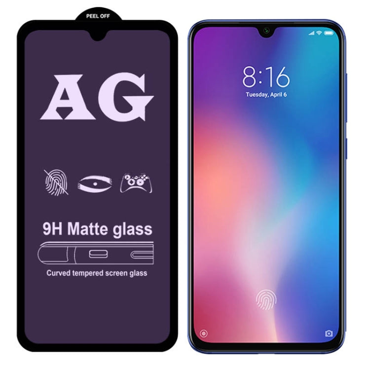 25 PCS AG Matte Anti Blue Light Full Cover Tempered Glass For Xiaomi Redmi Go