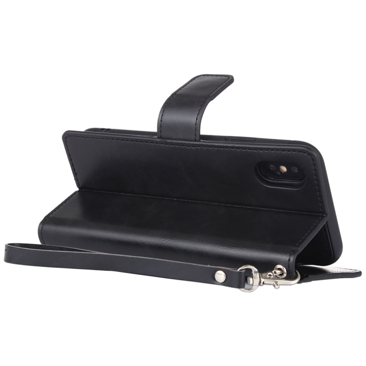 For iPhone X / XS GOOSPERY DETACHABLE DIARY Horizontal Flip Leather Case with Holder & Card Slots & Zipper & Wallet
