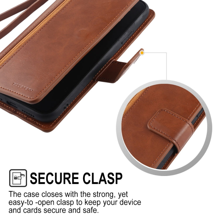 For iPhone X / XS GOOSPERY DETACHABLE DIARY Horizontal Flip Leather Case with Holder & Card Slots & Zipper & Wallet