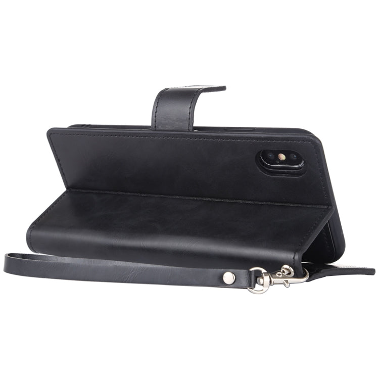 For iPhone XS Max GOOSPERY DETACHABLE DIARY Horizontal Flip Leather Case with Holder & Card Slots & Zipper & Wallet