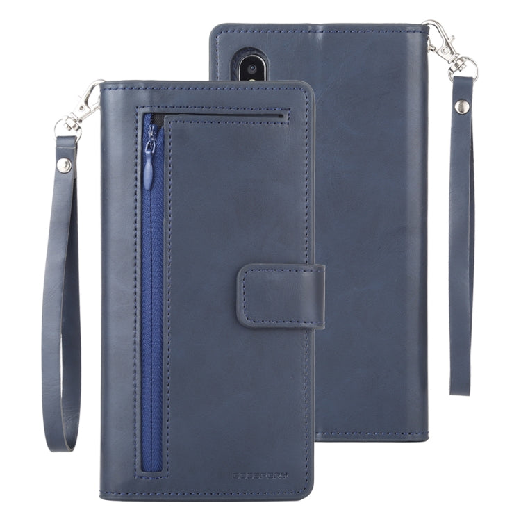 For iPhone XS Max GOOSPERY DETACHABLE DIARY Horizontal Flip Leather Case with Holder & Card Slots & Zipper & Wallet