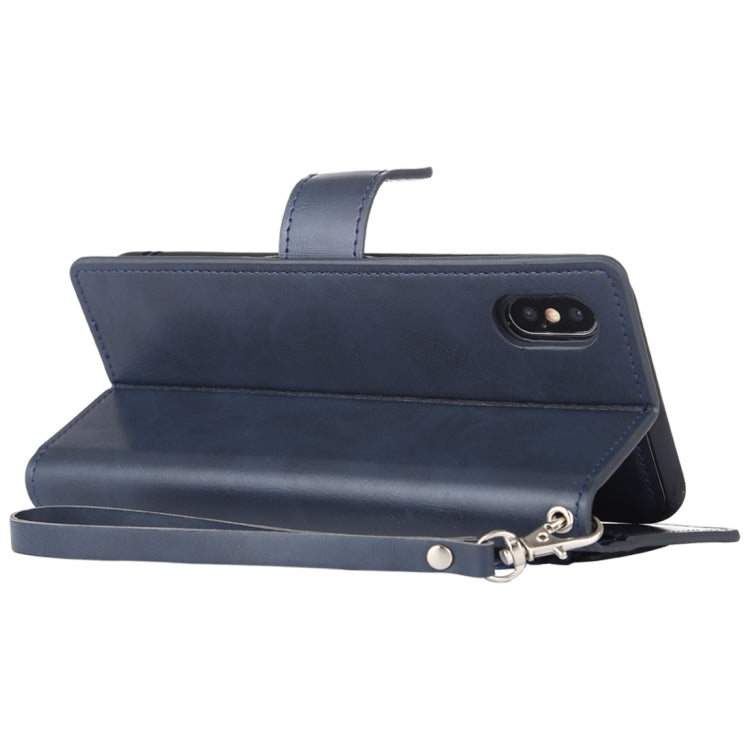 For iPhone XS Max GOOSPERY DETACHABLE DIARY Horizontal Flip Leather Case with Holder & Card Slots & Zipper & Wallet