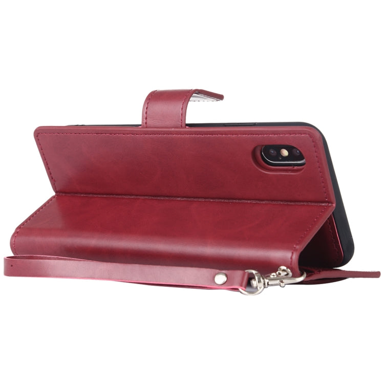 For iPhone XS Max GOOSPERY DETACHABLE DIARY Horizontal Flip Leather Case with Holder & Card Slots & Zipper & Wallet