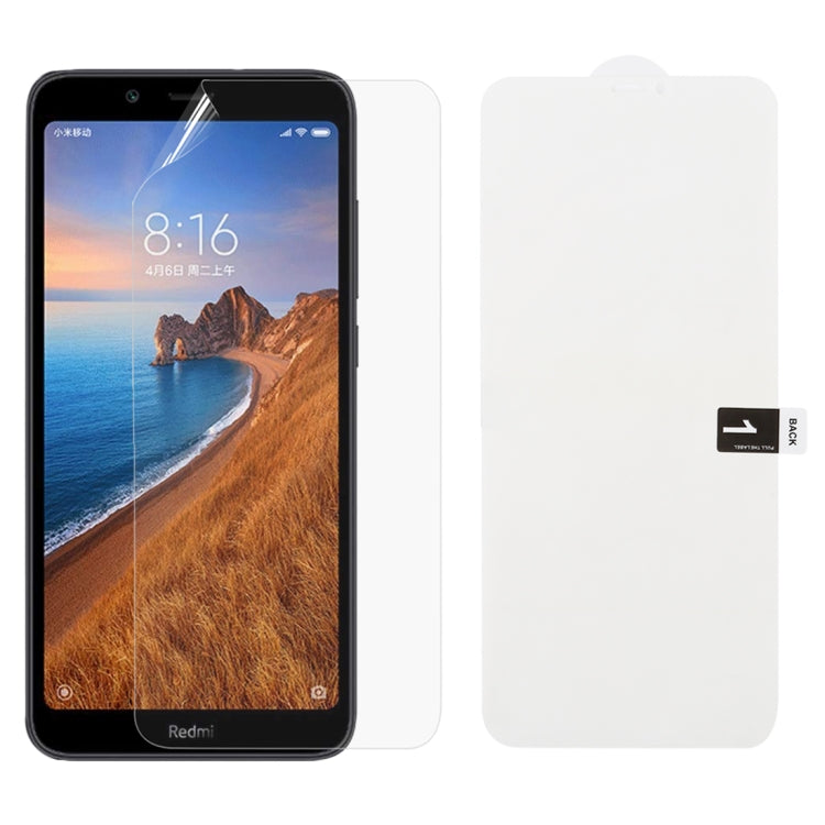 Soft Hydrogel Film Full Cover Front Protector for Xiaomi Redmi 7A