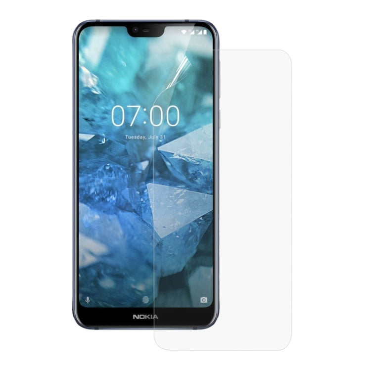 25 PCS Soft Hydrogel Film Full Cover Front Protector with Alcohol Cotton + Scratch Card for Nokia 7.1