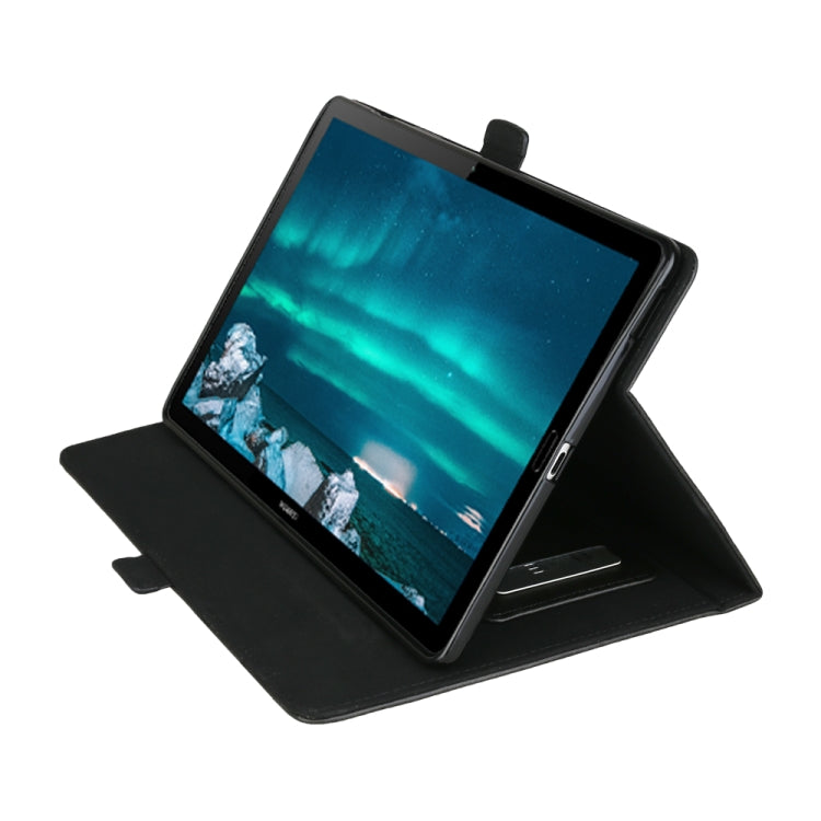 Horizontal Flip Double Holder Leather Case with Holder & Card Slots & Photo Frame For MediaPad M6 8.4