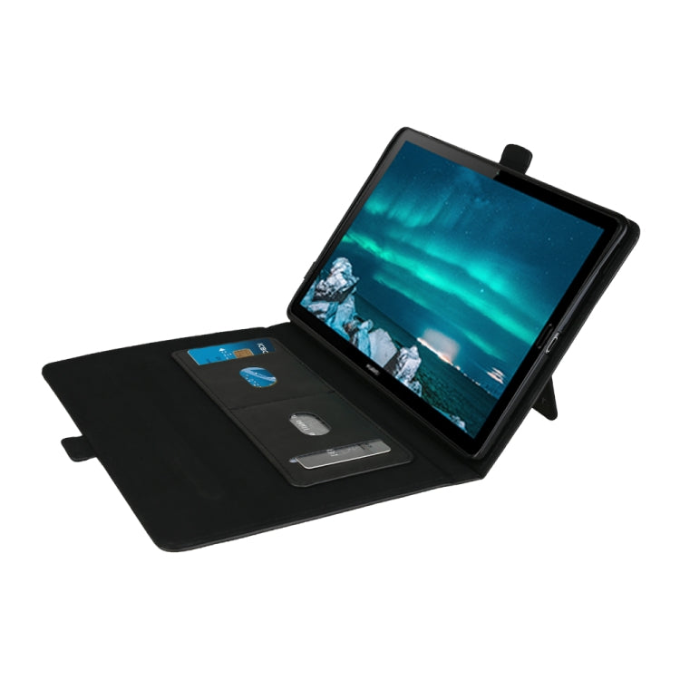 Horizontal Flip Double Holder Leather Case with Holder & Card Slots & Photo Frame For MediaPad M6 8.4