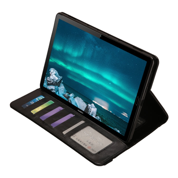 Horizontal Flip Double Holder Leather Case with Holder & Card Slots & Photo Frame For MediaPad M6 8.4