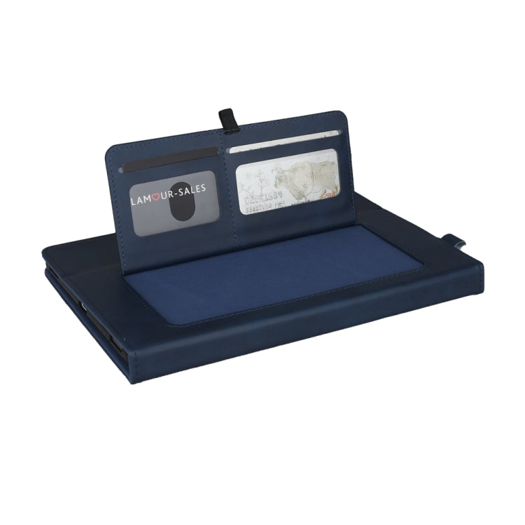 Horizontal Flip Double Holder Leather Case with Holder & Card Slots & Photo Frame For MediaPad M6 8.4