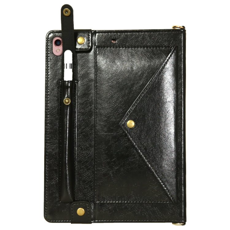 Envelope Horizontal Flip Leather Case with Card Slots & Pen Slots & Holder & Wallet & Photo Frame & Shoulder Strap For iPad Pro 10.5 inch