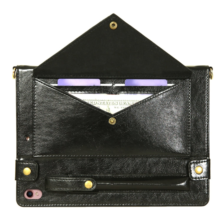 Envelope Horizontal Flip Leather Case with Card Slots & Pen Slots & Holder & Wallet & Photo Frame & Shoulder Strap For iPad Pro 10.5 inch