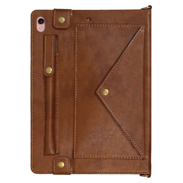 Envelope Horizontal Flip Leather Case with Card Slots & Pen Slots & Holder & Wallet & Photo Frame & Shoulder Strap For iPad Pro 10.5 inch