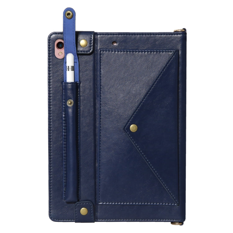 Envelope Horizontal Flip Leather Case with Card Slots & Pen Slots & Holder & Wallet & Photo Frame & Shoulder Strap For iPad Pro 10.5 inch